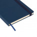 Ежедневник недатированный  Marseille soft touch BtoBook, синий (без упаковки, без стикера)