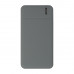 Внешний аккумулятор с подсветкой, Skyline Plus, 10000 mAh, серый