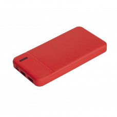 Внешний аккумулятор с подсветкой, Skyline Plus, 10000 mAh, красный
