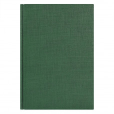 Ежедневник недатированный City Flax 145х205 мм, без календаря, зеленый