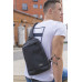 Рюкзак cross body, Frank, черный/серый