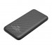 Внешний аккумулятор Carbon PB, 10000 mah, графитовый металлик