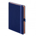 Ежедневник недатированный, Portobello Trend,Blue ocean, 145х210, 256стр, синий/бронзовый(без бум лент, стик)