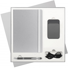 Подарочный набор Marseille soft touch BtoBook/Comet/Starlight (Ежедневник недат А5, Ручка, Power Bank)