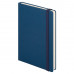 Ежедневник недатированный  Marseille soft touch BtoBook, синий (без упаковки, без стикера)