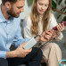 Внешний аккумулятор Carbon PB, 10000 mah, серебро