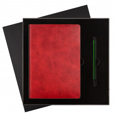 Подарочный набор River side/Colt, красный (ежедневник недат А5, ручка) Подарочный набор River side/Colt, красный (ежедневник недат А5, ручка)